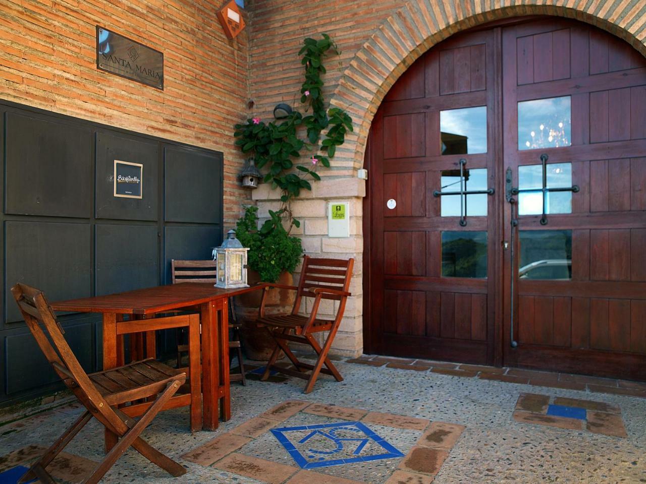 Hotel Santa Maria De Alquezar Bagian luar foto